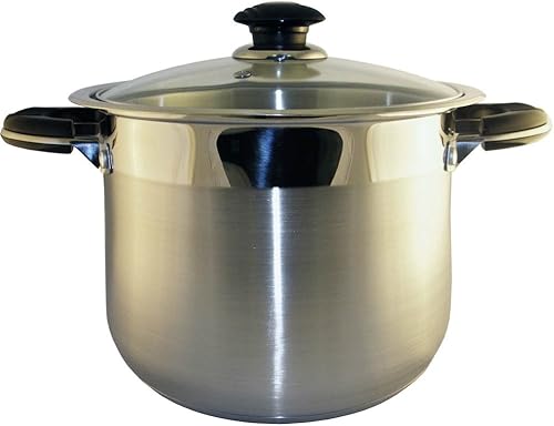 Olla de acero inoxidable de 25 cuartos de galón