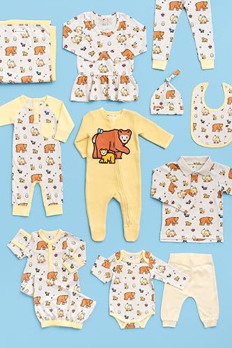 Image of monica + andy Double Zipper One Piece, 100% Organic Baby Clothes for Girls & Boys, Unisex, Preemie, Newborn & Infant Sizes