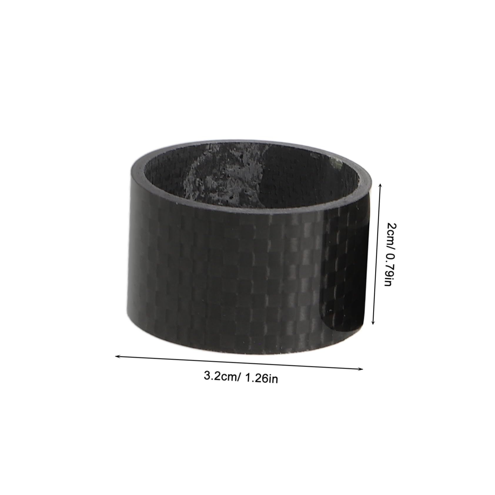 HANABASS Enhance Your Ride 5pcs Carbon Fiber Headset Gaskets Bike Stem Spacers Lightweight Wear-Resistant for All Bikes