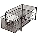 DecoBros Mesh Cabinet Basket Organizer, Bronze (Large - 10 x 15.8 x 7.5)
