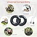 2 PCS 2.80/2.50-4 Replacement Inner Tubes with TR87 Bent Valve Stem Compatible with Wheelbarrows, Mowers, Hand Trucks and More 2.80-4, 2.50-4 Tire Tubes