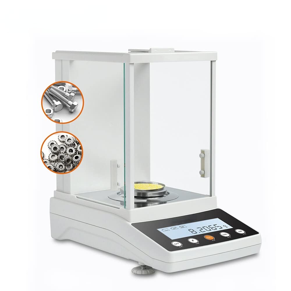 Balanza Analítica De Laboratorio Fa2004 De 200 G con Precisión De 0,0001 G Y Resolución De 0,1 MG, Pantalla LCD Y Calibración Externa.gaoJIN1506