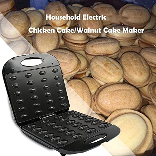 Zaizai Electric Walnut Cake Maker, Automatic Mini Nut Waffle Bread Machine Sandwich Iron,Toaster Baking Breakfast Pan Oven #TOP6