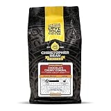 Christopher Bean Coffee Decaf Coffee Ground - Chocolate Cherry Cordial Flavored Coffee, Decaffeinate