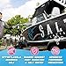 Salty Captain Foaming Salt Remover Wash - Remove Salt Off Boats & Cars, Prevent Saltwater Corrosion on Marine JetSkis, Trailers, Eco-Friendly Salt Neutralizer Boat Cleaner