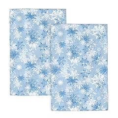 White Blue Snowflake