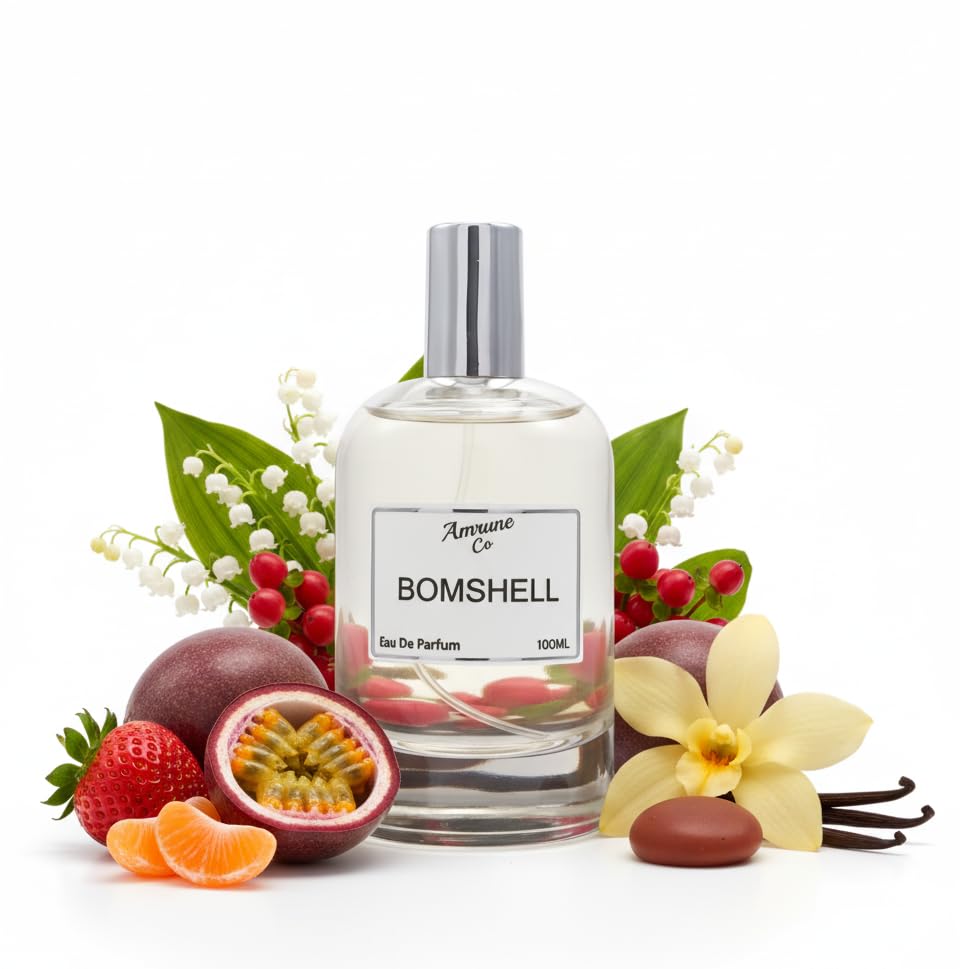 Image of Bomshell Eau De Parfum for Women | Fruity Floral Scent with Passionfruit & Peony | Long-Lasting & Luxury Fragrance | Perfect for Gifting | 100 ml