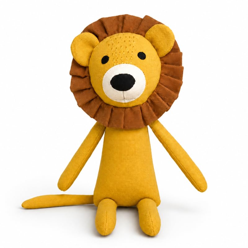 Simha Cute Adorable Plush Soft Toy for Kids | | Lion Stuffed Animal for Boys and Girls | Birthday Gift for Children| Cotton sleep buddy for Babies | For Ages 3 months +-picture-17