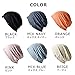 CHARM Mens Summer Linen Beanie - Slouchy Lightweight Knit Hat Slouch Cap Casualbox Navy