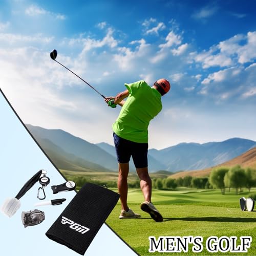 Kit de golf portable avec outil de réparation divot et brosse