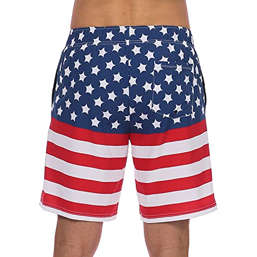 Image of HOdo Mens Swim Trunks with Mesh Liner 9 inch Quick Dry Swim Shorts Bathing Suits for Men Swimwear Board Shorts wiht Pockets