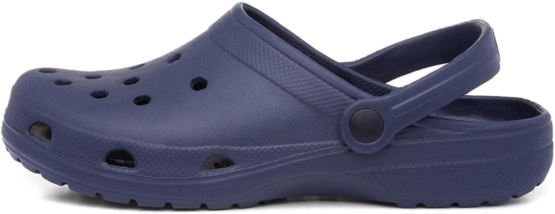 Adults Black Slip On EVA Clog Sandal