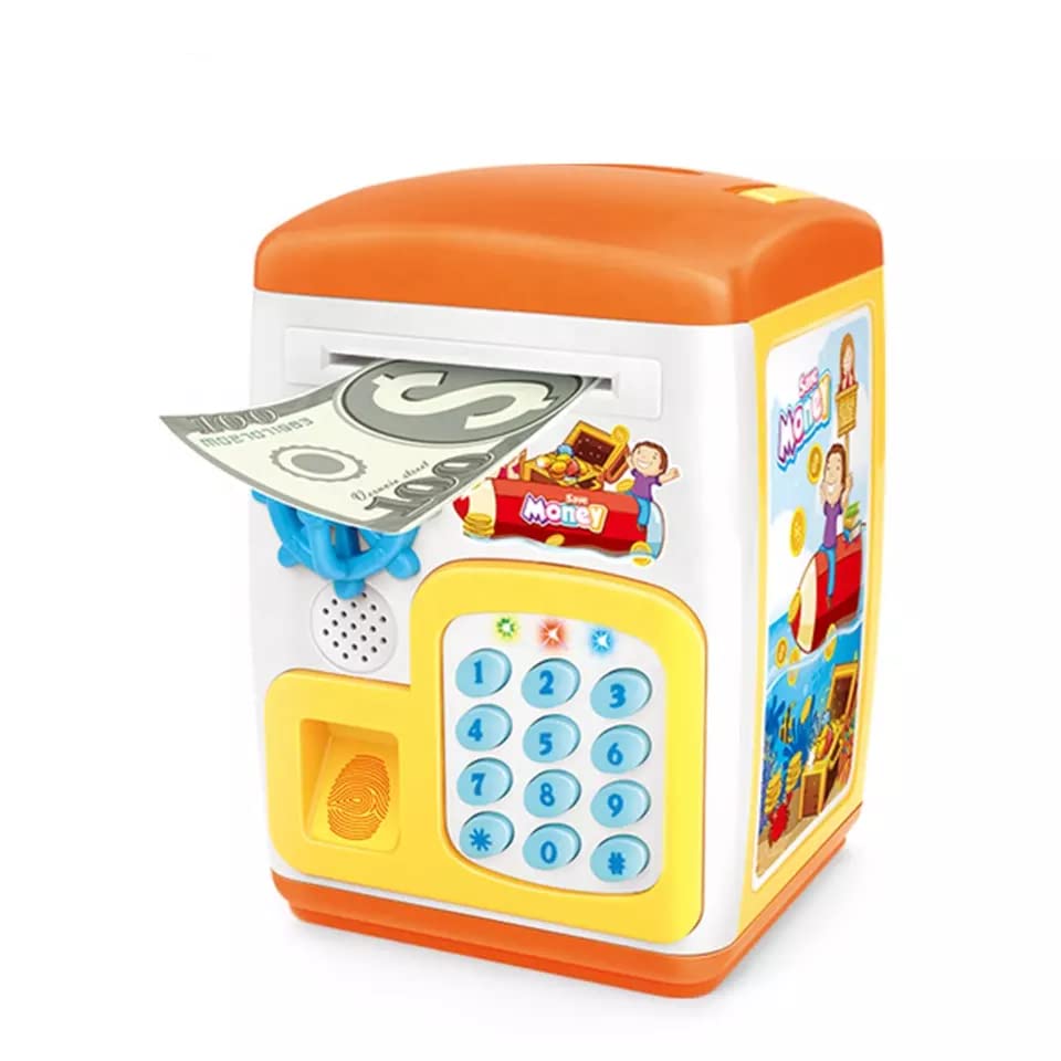 See full amazon price history chart for BAREPEPE Mini ATM Electric Piggy Bank for Kids with Password Protection - Orange BAREPEPE Mini ATM Electric Piggy Bank for Kids with Password Protection - Orange (B0BZWJ6QCC) Amazon Price History, Amazon Price Tracker