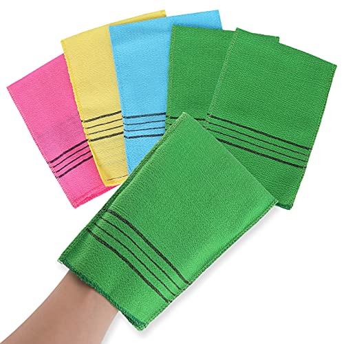 Molain 5Pcs Asian Exfoliating Washcloth Italy Towel Korean Exfoliating Mitt Dual-Sided Exfoliating Glove For Removing Dead Skin Callus Scrubbing Shower Spa Scrub Mitt Bath Accessories - Cosy Home Interiors Molain 5Pcs Asian Exfoliating Washcloth Italy Towel Korean Exfoliating Mitt Dual-Sided Exfoliating Glove For Removing Dead Skin Callus Scrubbing Shower Spa Scrub Mitt Bath Accessories