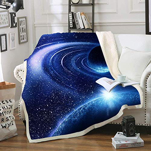 Blanket Direct Super Soft Twin/Full Size Galaxy Plush Fleece, 60' x 80'...