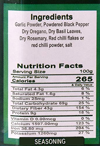 Image of NUTRI MIRACLE Pizza Seasoning,250gm /Mixed Spices and Seasonings /Italian Seasoning