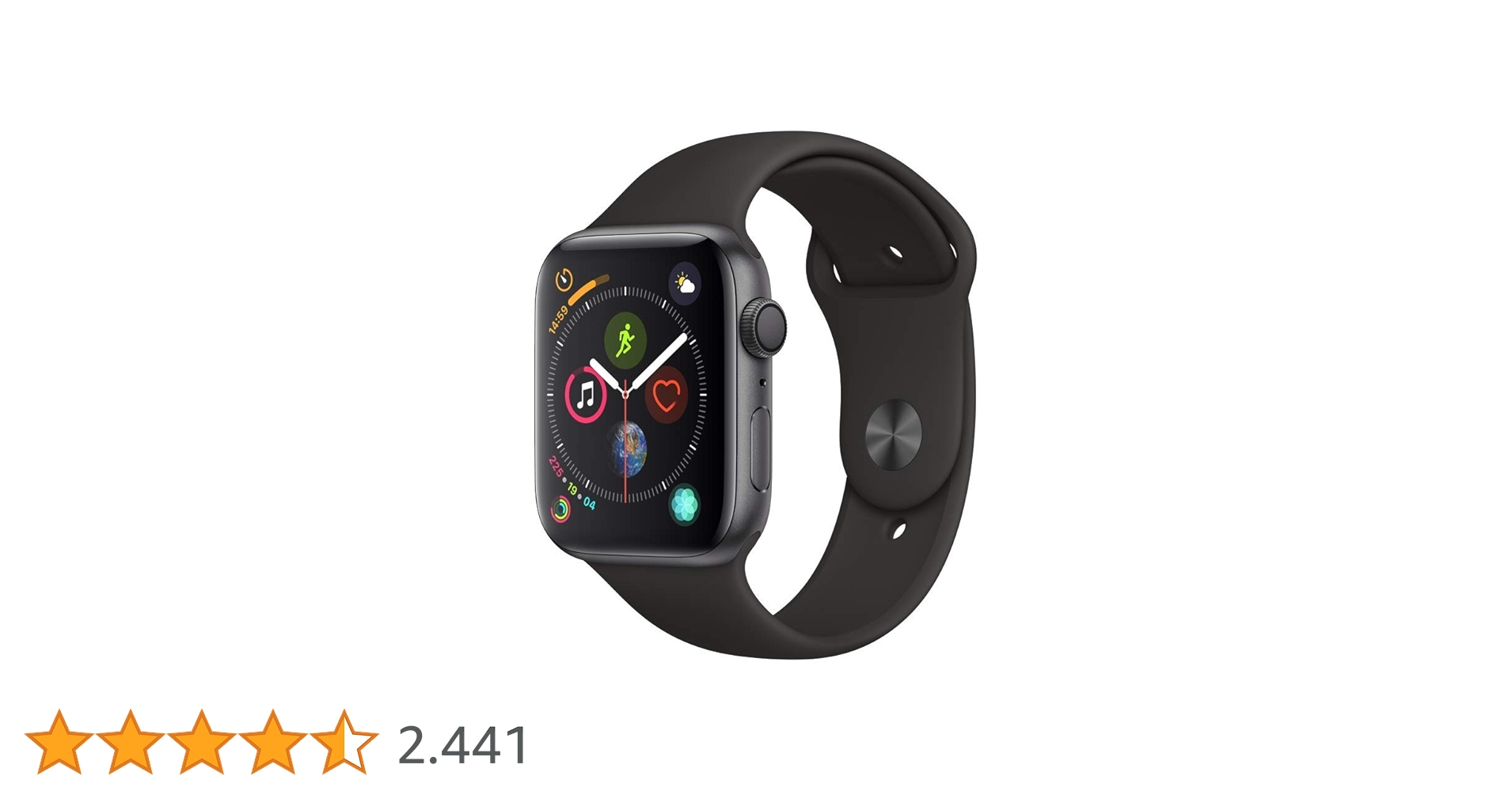アップルウォッチ4 GPS44ミリ　シリーズ4 Apple Watch Série 4 (GPS + Celular, 44 mm) – Caixa de aço