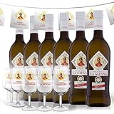 Manzanilla La Gitana - Pack de Feria - 6 Botellas 75 Cl. + 6 Catavinos + Banderines Manzanilla La Gitana - Pack de Feria - 6 Botellas 75 Cl. + 6 Catavinos + Banderines