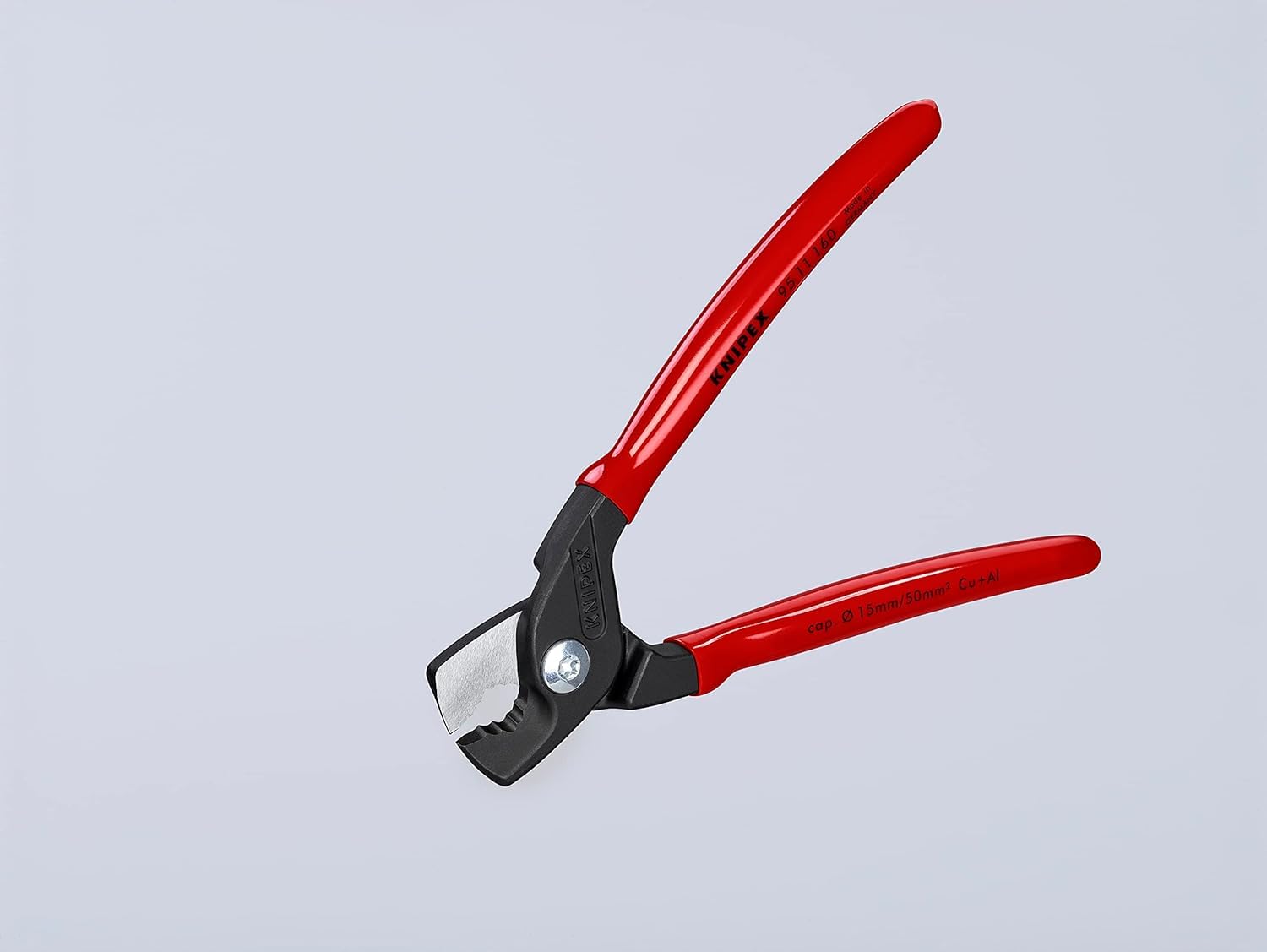 KNIPEX StepCut Nożyce do kabli z tworzywa sztucznego, powlekane 160 mm, 95 11 160
