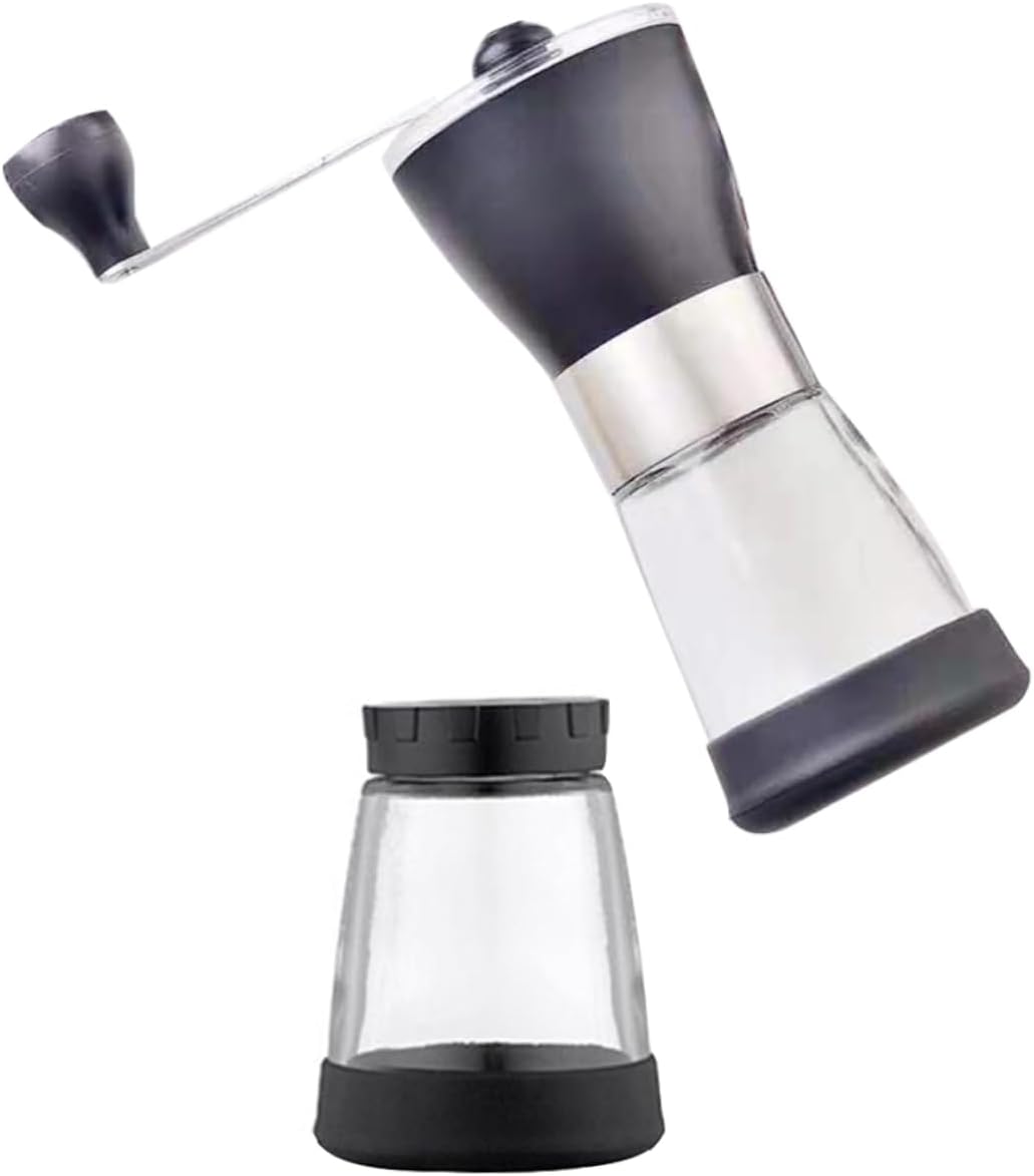 Hand-cranked Espresso Bean Grinder Portable Manual Bean Mill for Coffee Glass Grinder Tool