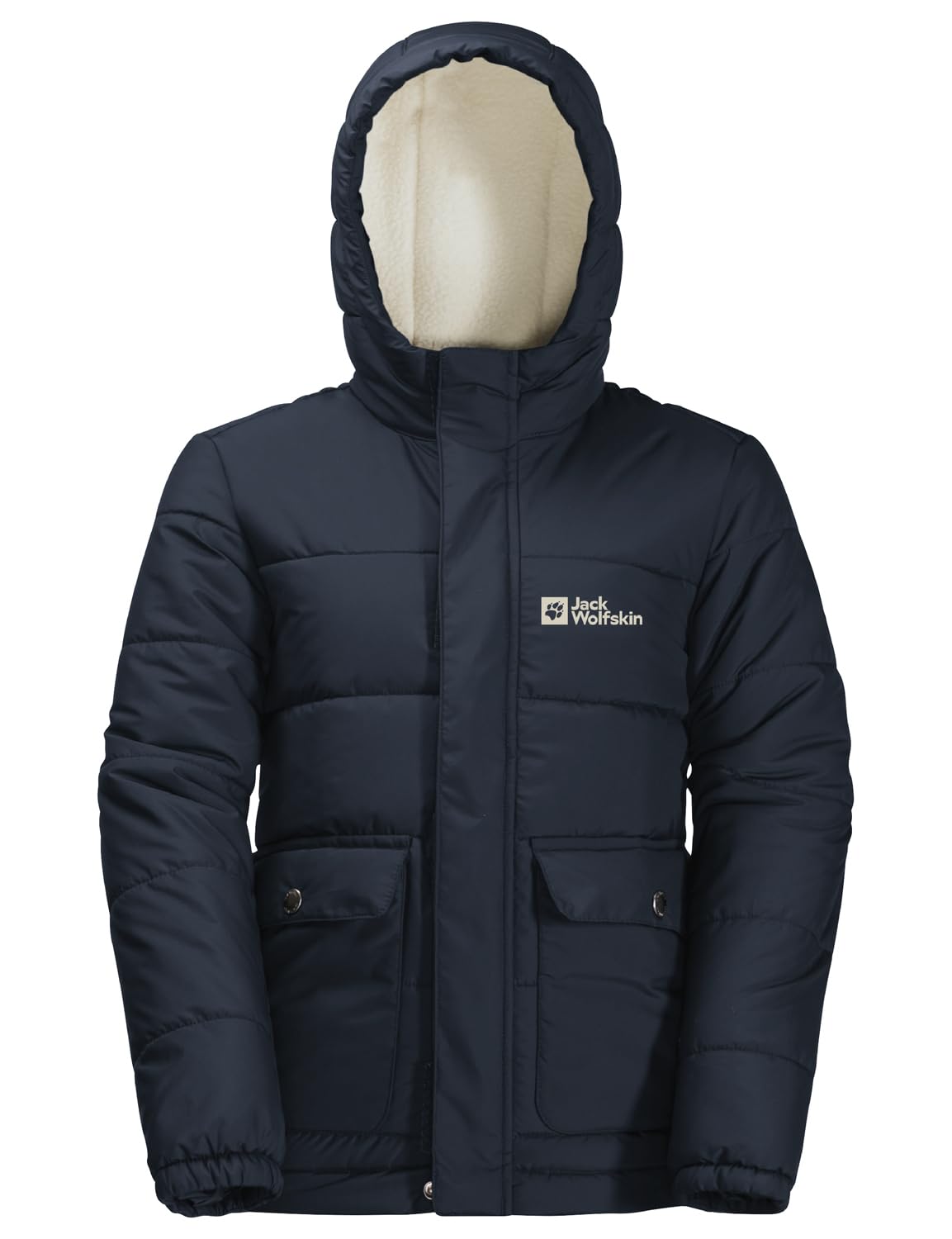 Jack Wolfskin Unisex Kid's Snow Fox Jacket K, Night Blue, 92 (EU)