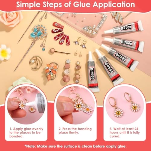 Image of B7000 Multi Purpose Glue 50ml Strong Clear Adhesive for Mobile Repair, Jewelry, DIY Crafts, Glass, Metal & Fabric