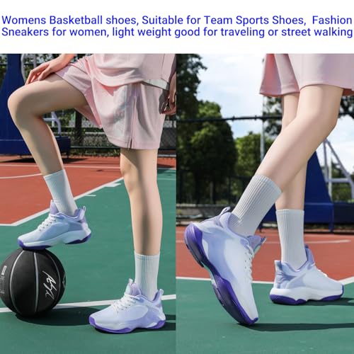 Image of Beita Basketball Shoes for Women Fashion Sneakers Sport Shoes Anti Slip Breathable Tennis Shoes Volleyball Shoes Pickleball Shoes Running Shoes Rubber Sole Indoor Outdoor Court Light Weight Wide