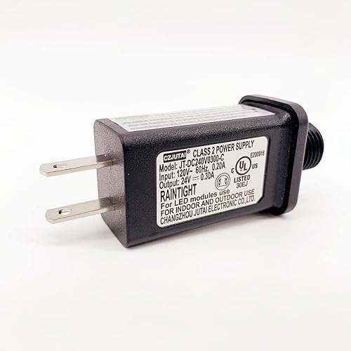 Miniatura 2 de Fuente de alimentación ZH-K009C-02400300-S-01W, CZJUTAI JT-DC240V0300-C 24V7.2W 6W4.5W 3.6W para iluminación de Navidad, cadena de luz, luz de