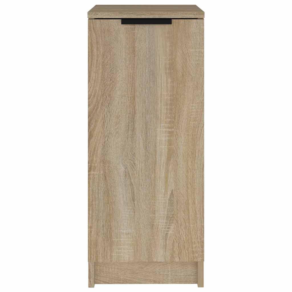 Scarpiera in compensato rovere Sonoma, 30 x 35 x 70 cm, con anta