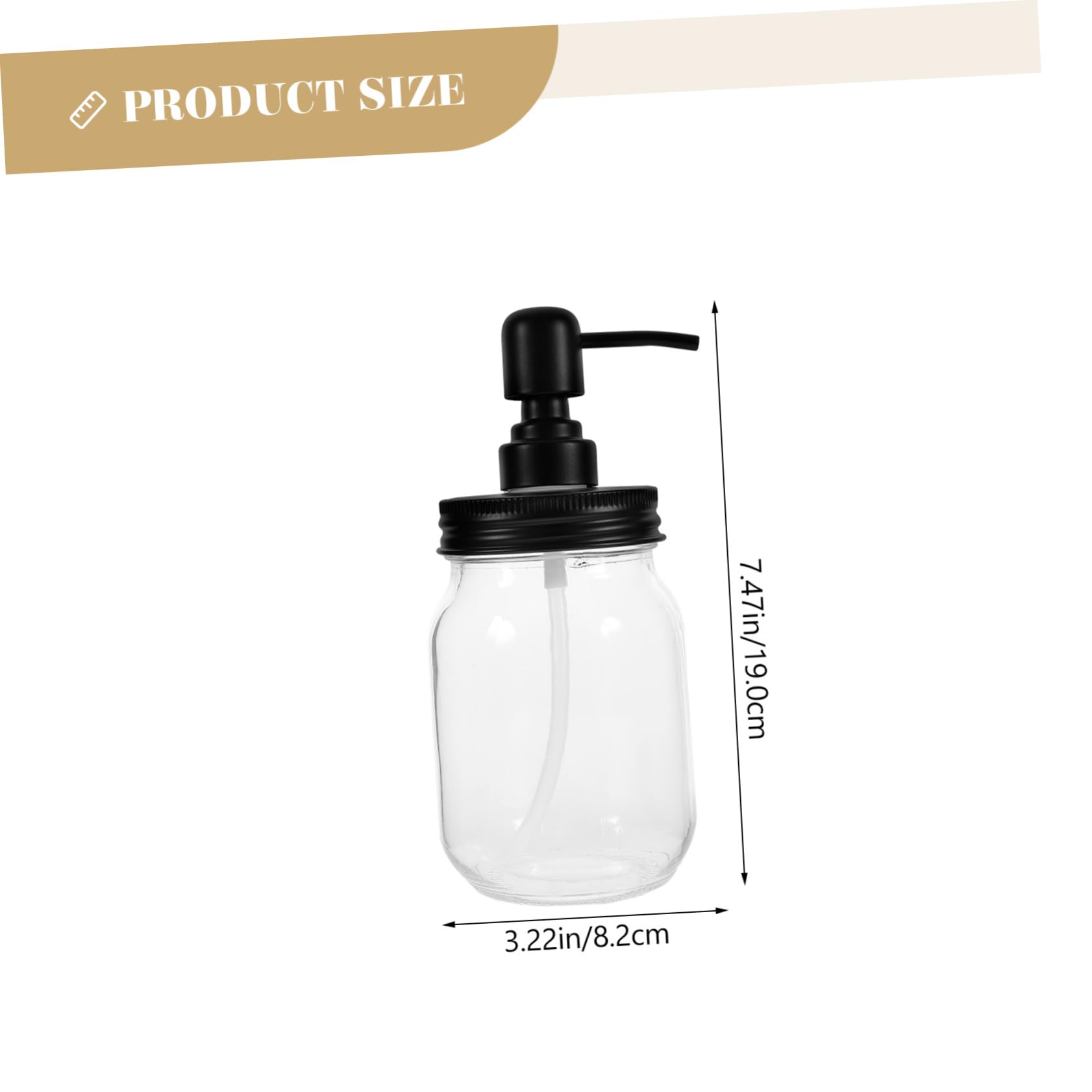 OUNONA 2pcs Transparent Jar Syrup Dispenser Pump Honey Storage Bottles for Mess Coffee Jam for Kitchen Use