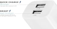 MUTTO USB Töltő 5V 2A Dupla Port Intelligens Technológiával Fehér 2