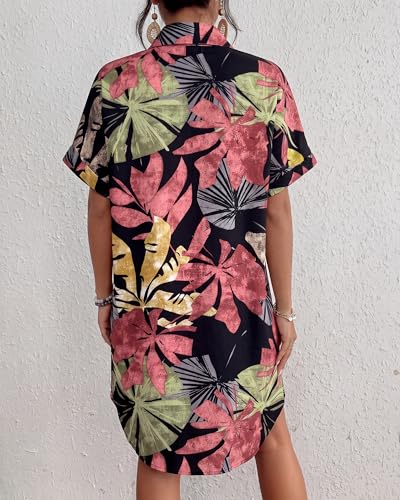 Image of Bsubseach Women Swimsuit Coverup Shirt Dress Button Down Bathing Suit Cover Up Beach Vacation Outfits