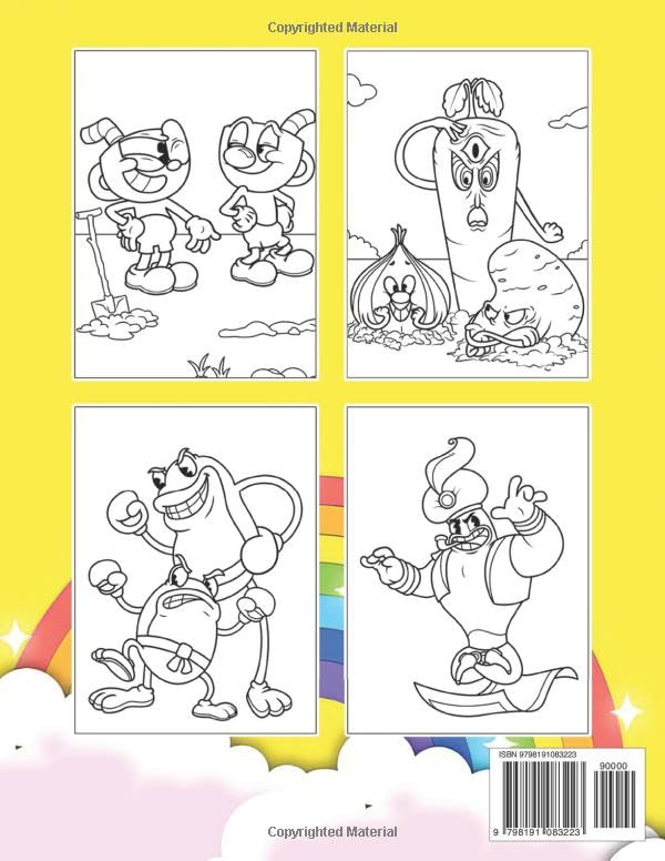 The Coloring Book: Coloring Book With 50+ High Quality and Unique Illustration. Great Gifts For Adults, Boys And Girls image 3
