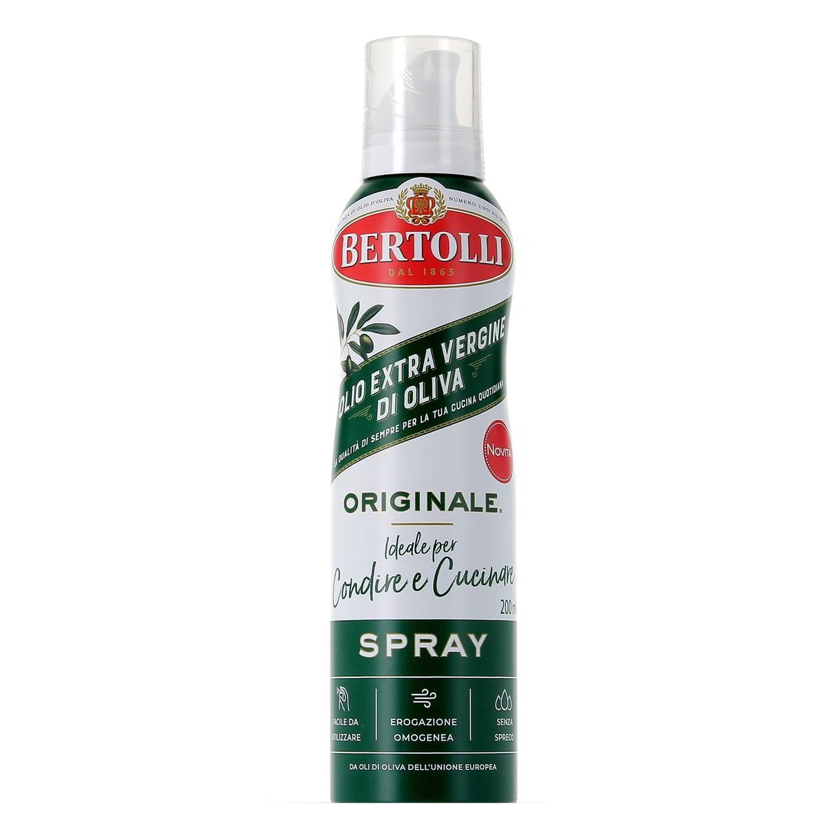 Italian Gourmet Bundle Olivenöl Extra Vergine Spray Originale 12x 200ml + Italian Gourmet Polpa Gratis – Italienisches EVOO Sprühöl, ideal zum Würzen & Kochen, gleichmäßige Dosierung, Vorrat 2,4L