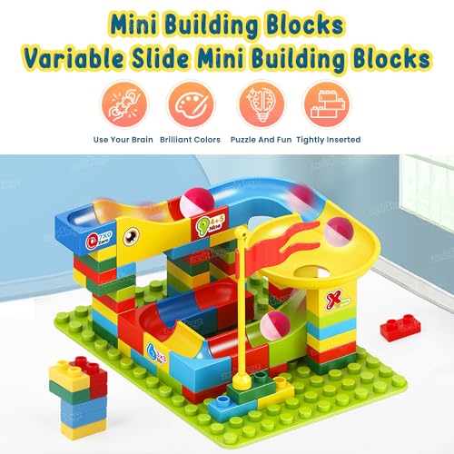 Image of Zest 4 Toyz 66 pcs Building Blocks for Kids Construction Toy with Slide Set Educational Learning and Early Development Toy