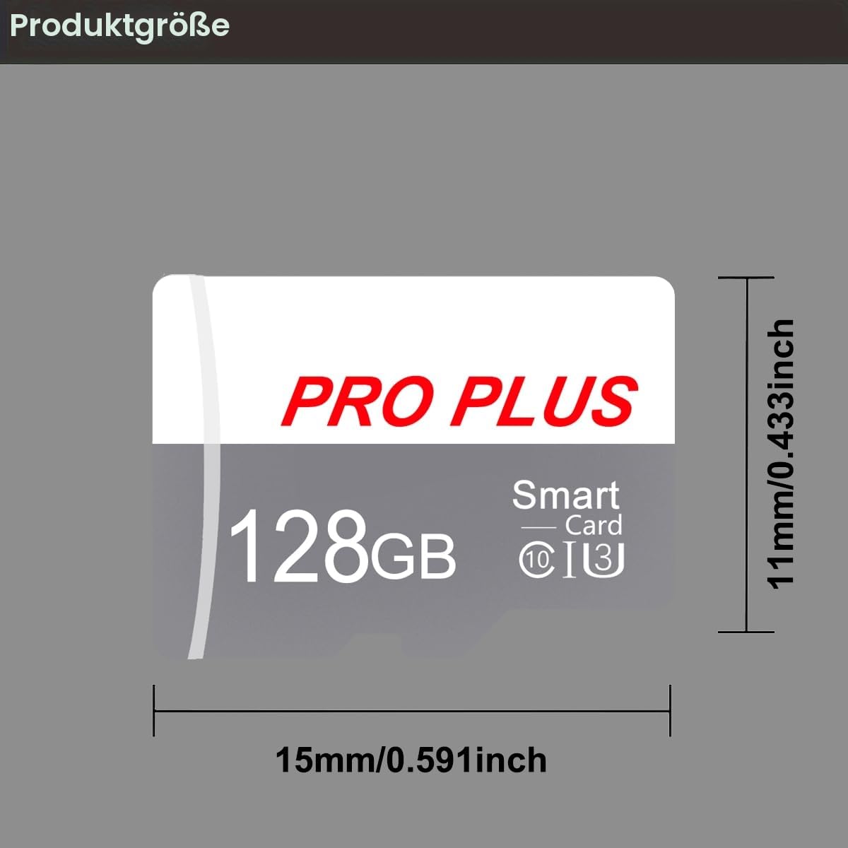Speicherkarte 128GB UHS-I C10 A1 TF Card with Adapter