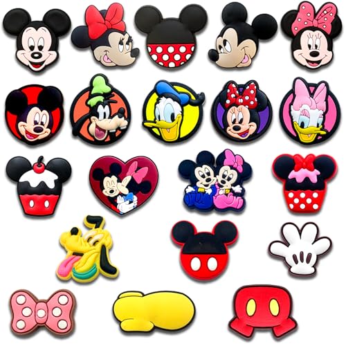 15 20 21Pcs Cartoon Shoe Decoration Charms for Croc Clog Sandals (20pcs)