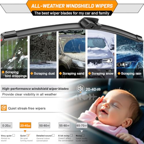 Image of OEM Windshield Wiper Blade Replacement for BMW 5 7 Series 2010-2016