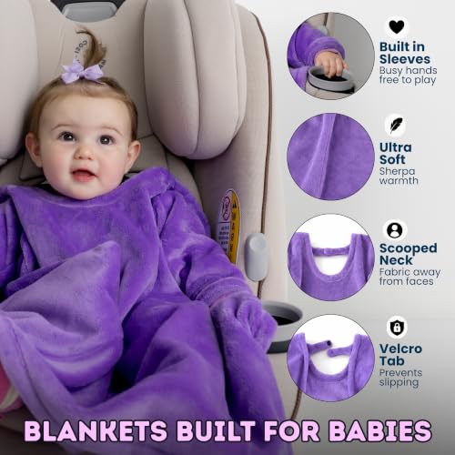 Image of Buckle Me Baby Cozy Car Seat Blanket -Wearable Car Seat Blankets for Babies
