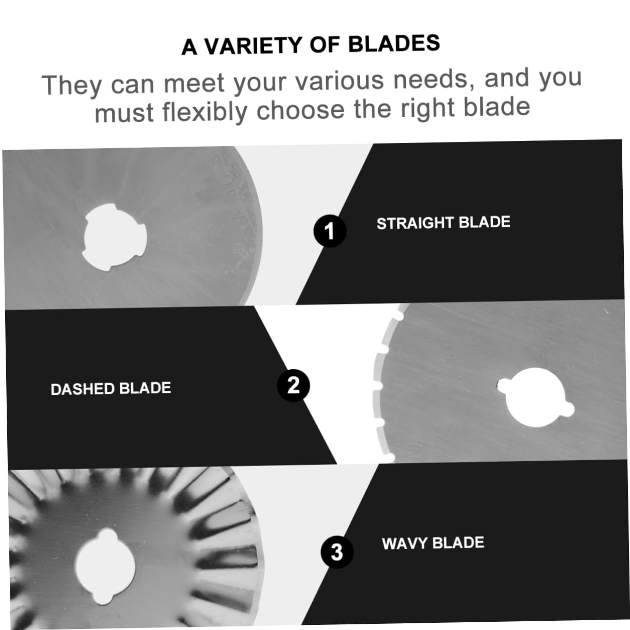 STOBOK 14pezzi Lame Ricambio Per Cutter Con Custodia Include Lame Dashed e Wavy Style Per e Creativi