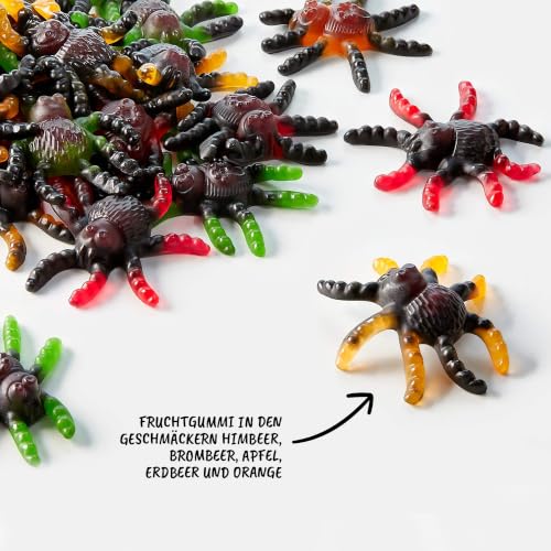Trolli Tarantula 2er Set je 150g Gummi-Spinnen inkl. Geistersticker – Ansicht 3