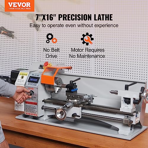 VEVOR 7'' x 16'' Metal Lathe