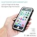SPIDERCASE iPhone 5/5S/SE Waterproof Case, Full Body Protective Cover Rugged Dustproof Snowproof Waterproof Case with Touch ID for iPhone 5S 5 SE, NOT for SE 2020 4.7 INCH (White&Clear)