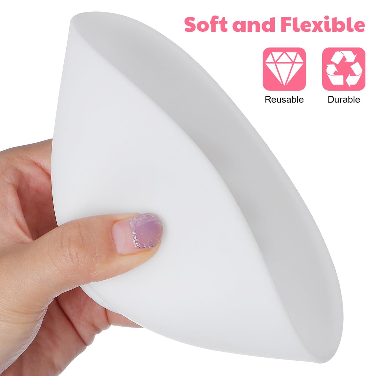 DOITOOL Set Di 3 Ciotole in Silicone Morbido 5.24X3.35X3.35In Per Maschere Facciali Strumenti Per Mescolare Maschere Viso E Olio Parrucchiere Fai Da Te Per Bellezza E Cura Estetica