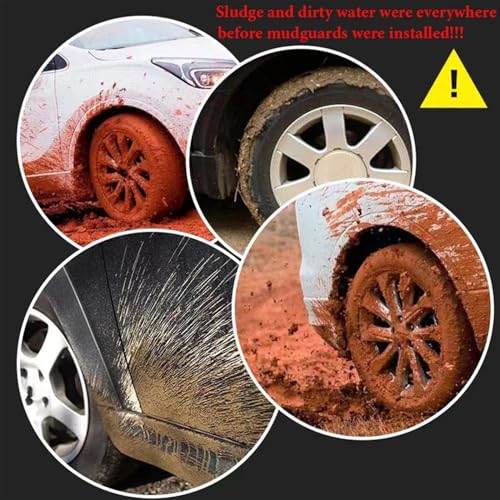 Guardabarros para Opel Antara 2008-2014: kit de 4 piezas protectoras contra salpicaduras 3