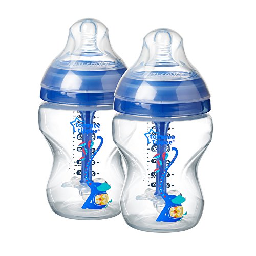 Mamadeira Tommee Tippee Advanced Anti-cólica 90Z/260ml 2 Un. Azul - 522819, Multilaser, Azul