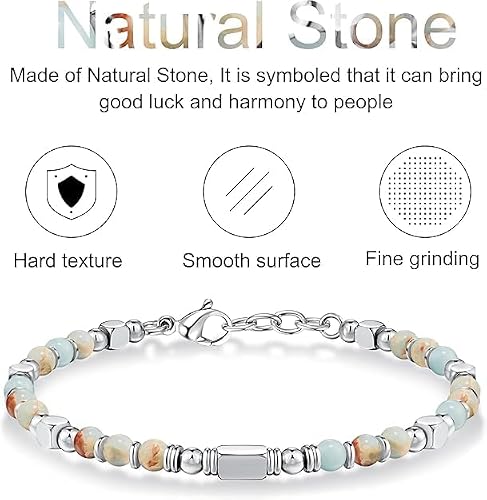 Joyandcelet Bracelets for Women, Beaded Bracelets, Silver Bracelets for Women & Gold Bracelets for Women, Boho Bracelets, Trendy Jewelry Gifts for Lover Mom Friends — view 4
