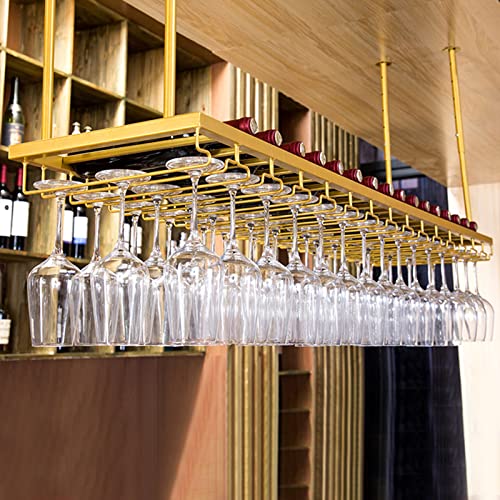 Support de stockage de vin vintage suspendu pour protéger bouteilles et verres