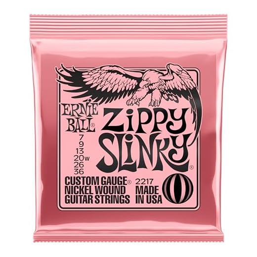 Ernie Ball Zippy Slinky - Cuerdas para guitarra eléctrica, entorchado de níquel, calibre 7-36