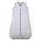 Mosebears Sleep Sack Baby Winter Wearable Blanket with 2-Way Zipper,2.5 TOG Cotton Sleep Sack Unisex (Light Grey, 6-12 Months)